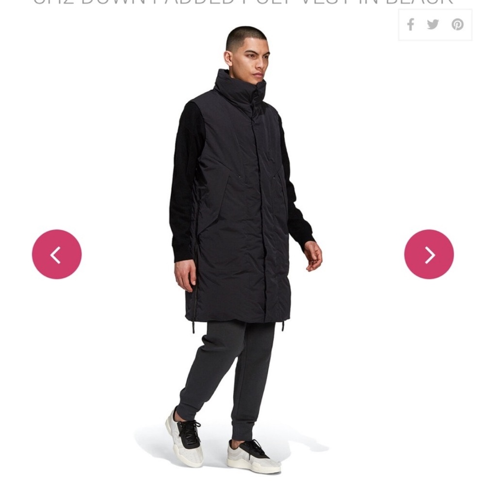 NWT Y3 Adidas Puffer Women's Small - Mens XXS Vest Coat Jacket Hooded Black $945